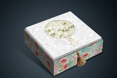 杭州李子柒的月饼和月饼盒